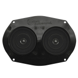 1970-1972 Chevelle Dash Speaker with Kenwood Dual Front Speaker Upgrade With Original Mono Image