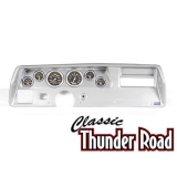 Classic Thunder Road 1970-72 El Camino SS Complete Panel, Carbon Fiber, Brushed Aluminum Image