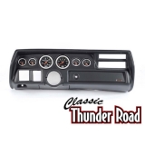 Classic Thunder Road 1970-72 El Camino non-SS Complete Panel, Sport Comp Mech., Black Image