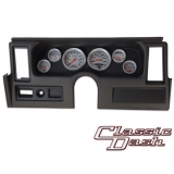1977-1979 Nova Classic Dash Panel Black w/ Auto Meter Ultra-Lite Gauges w/ Side Vents Image