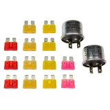 1968 El Camino Classic Auto Fuse Series Fuse And Flasher Kit Image