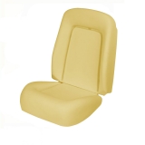 1967 Camaro Bucket Seat Foam with Listing Wire Deluxe Interior Image