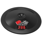 1962-1992 G-Body 14 Inch Air Cleaner Black Lid With Die Cast Emblems, 396 Image