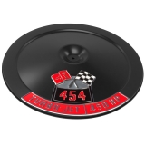 1962-1992 G-Body 14 Inch Air Cleaner Black Lid With Die Cast Emblems, 454, 450 Horsepower Image