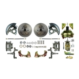 1970-1972 Monte Carlo Front Disc Brake Conversion Kit, 9 Inch Booster, 2 Inch Drop Spindles Image