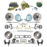 1964-1972 El Camino Ground Up Exclusive 4 Wheel Disc Brake Conversion Kit, 9 Inch Booster Image