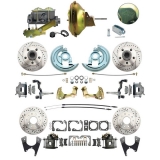 1964-72 Chevelle Ground Up Exclusive 4 Wheel Disc Brake Kit, D/S Rotors, 11 Inch Booster Image