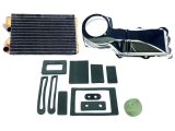 1969-1981 Camaro Heater Core, Chrome Box & Seal Kit w/ Factory Caulking - SB w/o AC Image