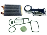1964-1967 El Camino Heater Core, Chrome Box & Seal Kit w/ Factory Caulking - w/o AC Image