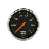 AutoMeter 3-1/8in. In-Dash Tachometer, 0-7,000 RPM, Designer Black Image