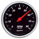 AutoMeter 3-3/8in. In-Dash Tachometer, 0-8,000 RPM, Designer Black Image