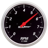 AutoMeter 5in. In-Dash Tachometer, 0-8,000 RPM, Designer Black Image