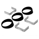 AutoMeter Angle Rings, 3 Pcs., Black, For 2-5&8in. Gauges Image