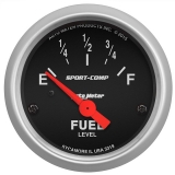 AutoMeter 2-1/16in. Fuel Level Gauge, 73-10 Ohm Linear, Sport-Comp Image