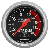 AutoMeter 2-1/16in. Nitrous Pressure Gauge, 0-2000 PSI, Sport-Comp Image
