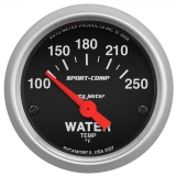 1964-1987 El Camino AutoMeter 2-1/16in. Water Temperature Gauge, 100-250F, Sport-Comp Image