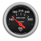 AutoMeter 2-1/16in. Oil Temperature Gauge, 140-300F, Sport-Comp Image