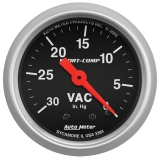 AutoMeter 2-1/16in. Vacuum Gauge, 0-30 In Hg, Sport-Comp Image