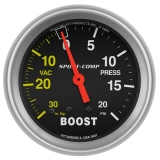 AutoMeter 2-5/8in. Boost/Vacuum Gauge, 30 In Hg/20 PSI, Sport-Comp Image
