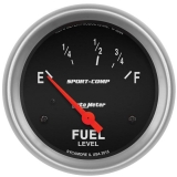 AutoMeter 2-5/8in. Fuel Level Gauge, 73-10 Ohm, Sport-Comp Image