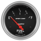 AutoMeter 2-5/8in. Fuel Level Gauge, 240-33 Ohm, SSE, Sport-Comp Image