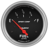AutoMeter 2-5/8in. Fuel Level Gauge, 0-30 Ohm, GM, SSE, Sport-Comp Image