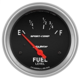 AutoMeter 2-5/8in. Fuel Level Gauge, 16-158 Ohm, Sport-Comp Image