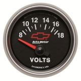 AutoMeter 2-1/16in. Voltmeter, 8-18V, GM Black Image