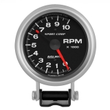 AutoMeter 3-3/4in. Pedestal Tachometer, 0-10,000 RPM, Sport-Comp Image