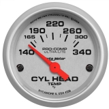 AutoMeter 2-1/16in. Cylinder Head Temperature Gauge, 140-340F, Ultra-Lite Image