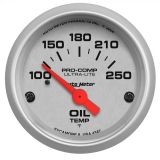 AutoMeter 2-1/16in. Oil Temperature Gauge, 100-250F, Ultra-Lite Image