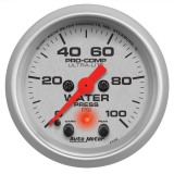 AutoMeter 2-1/16in. Water Pressure Gauge, 0-100 PSI, Ultra-Lite Image
