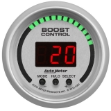 AutoMeter 2-1/16in. Boost Gauge Controller, 30 In Hg/30 PSI, Ultra-Lite Image