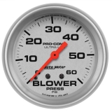AutoMeter 2-5/8in. Blower Pressure Gauge, 0-60 PSI, Ultra-Lite Image