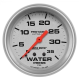 AutoMeter 2-5/8in. Water Pressure Gauge, 0-35 PSI, Ultra-Lite Image
