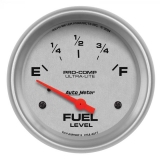 AutoMeter 2-5&8in. Fuel Level Gauge, 0-30 Ohm, SSE, Ultra-Lite Image