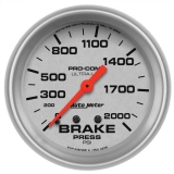 AutoMeter 2-5/8in. Brake Pressure Gauge, 0-2000 PSI, Ultra-Lite Image