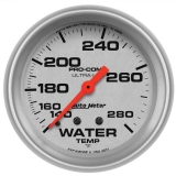 AutoMeter 2-5/8in. Water Temperature Gauge, 140-280F, Ultra-Lite Image