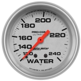 AutoMeter 2-5/8in. Water Temperature Gauge, 120-240F, 12 ft. Capillary Tube, Mechanical, Ultra-Lite Image