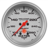 AutoMeter 2-5/8in. Water Temperature Gauge, 100-260F, Ultra-Lite Image