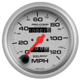 AutoMeter 3-3/8in. Speedometer, 0-120 MPH, Mechanical, Ultra-Lite Image