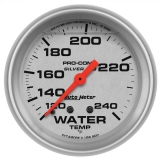 AutoMeter 2-5/8in. Water Temperature Gauge, 120-240F, Liquid Filled, Ultra-Lite Image