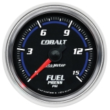1964-1987 El Camino AutoMeter 2-1/16in. Fuel Pressure Gauge, 0-15 PSI, Cobalt Image