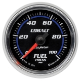 1964-1987 El Camino AutoMeter 2-1/16in. Fuel Pressure Gauge, 0-100 PSI, Cobalt Image