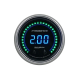 AutoMeter 2-1/16in. Two Channel Pyrometer (Egt), 0-2,000 f (0-1,100 c), Cobalt Elite Digital Image
