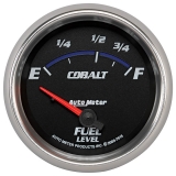 1964-1987 El Camino AutoMeter 2-5/8in. Fuel Level Gauge, 73-10 Ohm, Cobalt Image