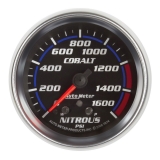 AutoMeter 2-5&8in. Nitrous Pressure Gauge, 0-1600 PSI, Cobalt Image