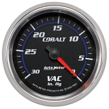 AutoMeter 2-5&8in. Vacuum Gauge, 0-30 In Hg, Cobalt Image