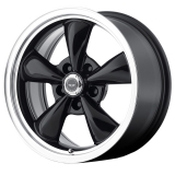 American Racing Torq Thrust M 1-Piece Wheel, 17x8 Gloss Black with Machined Lip Image