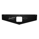 1970-1973 Camaro Radiator Support Show Panel, Heartbeat Of America, Black Anodized, RS with HD Cooling Image